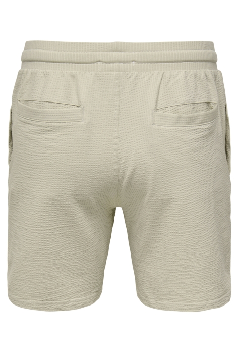 Only & Sons onskian life reg seersucker shorts